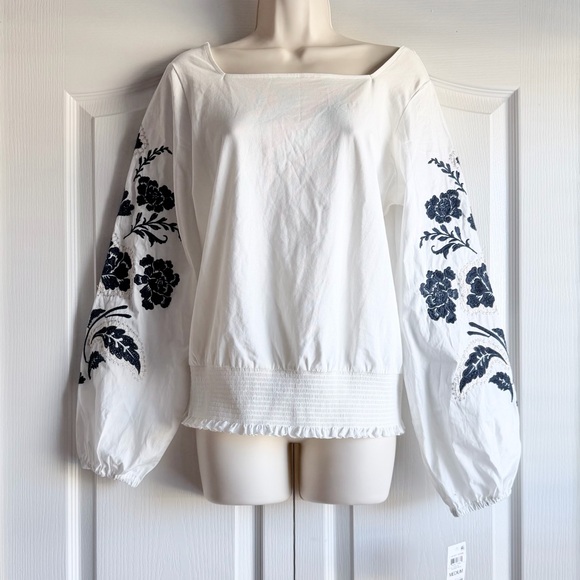 INC International Concepts Floral Embroidered Top - Picture 3 of 10